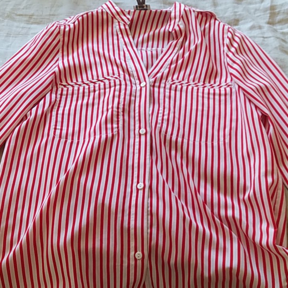 Red blouse